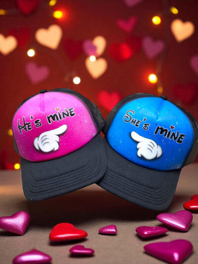 “He’s Mine – She’s Mine” Couple Caps