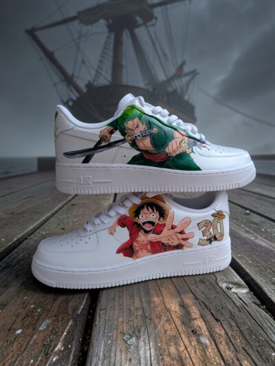 Χειροποίητα Anime Sneakers με Custom Σχέδιο one piece